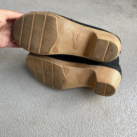 Dansko Maria Black Nubuck Boots EU 39 - Picture 6 of 6